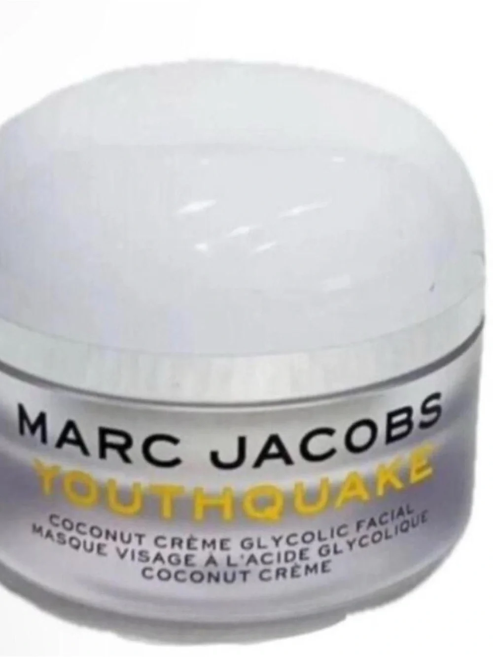 Marc Jacobs Youthquake Coconut Crème Glycolic Facial Glow Mask, NWOB
